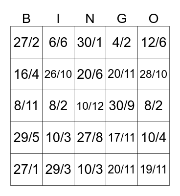 2023 cumple hora 1 Bingo Card