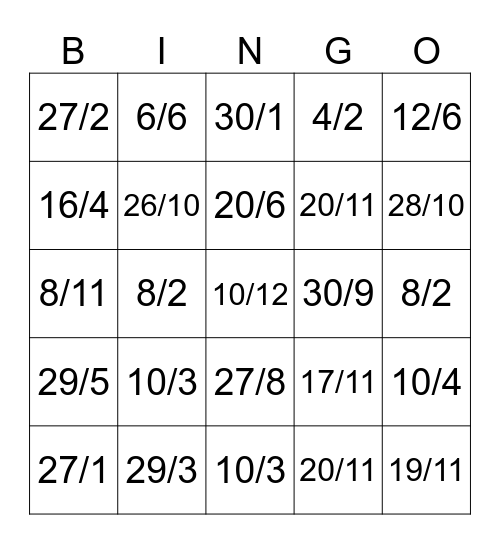2023 cumple hora 1 Bingo Card