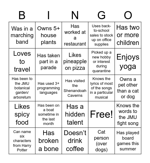 Find the Coworker Bingo (Card 2) Bingo Card