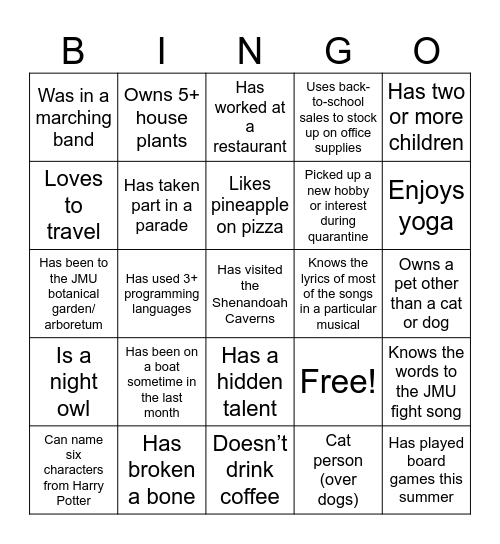 Find the Coworker Bingo (Card 2) Bingo Card