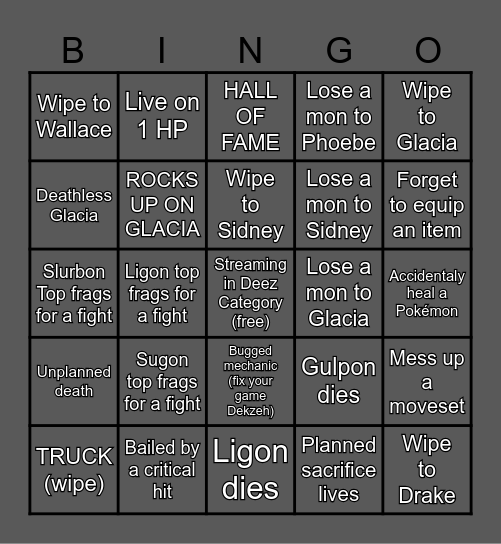 YIKESWASTAKEN1 E4 BINGO Card