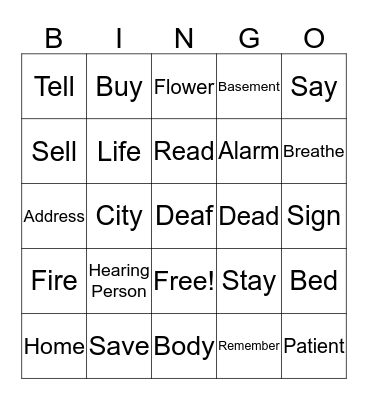 CASE 2 Bingo Card