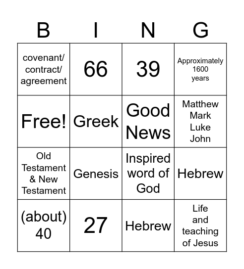 JBQ 1-20 Bingo Card