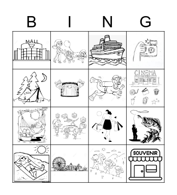 Las Actividades Bingo Card