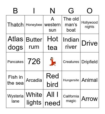 Goooooose Bingo Card