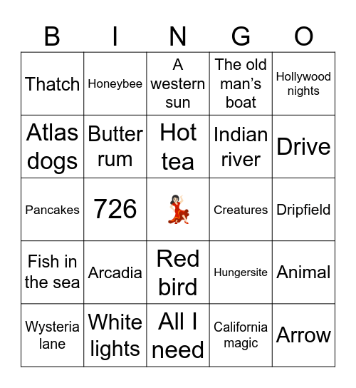 Goooooose Bingo Card