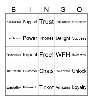 September Bingo Card