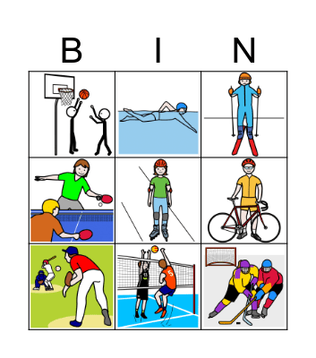 SPORTS Bingo Card