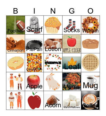 Fall Is Here!!!! Bingo Card