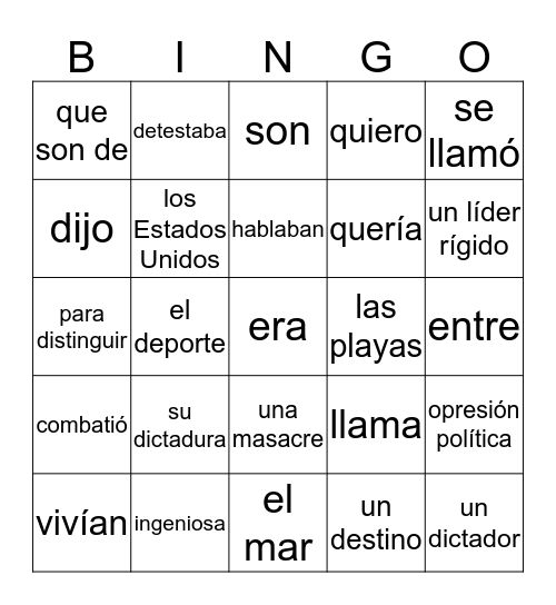 Felipe Alou 1 Bingo Card