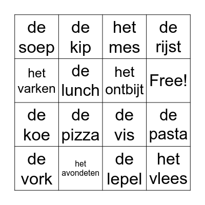 LOWAN TH4 DAG 3 BINGO Card