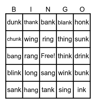 Welded sounds Bingo Card