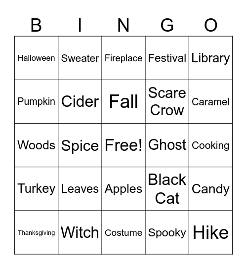 Storyteller Bingo Card