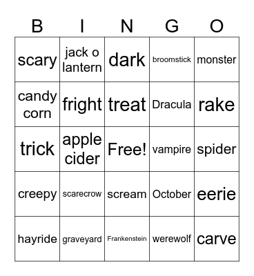 Halloween /r/ Bingo Card