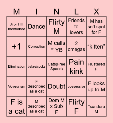 LMH LFY FF Bingo Card