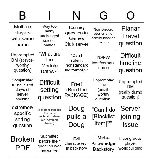 Tourney Server Bingo 24-25 Bingo Card