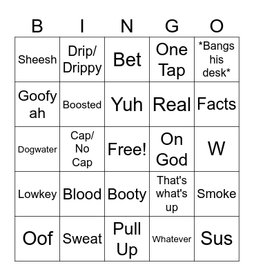 Jonathan Gaming Bingo Card