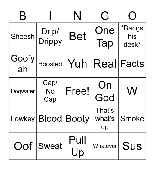Jonathan Gaming Bingo Card