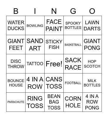AIMLC ANNUAL BACK TO SCHOOL BASH Bingo Card