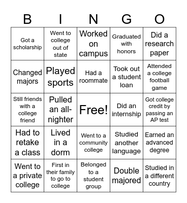 UCAW BINGO 2023! Bingo Card