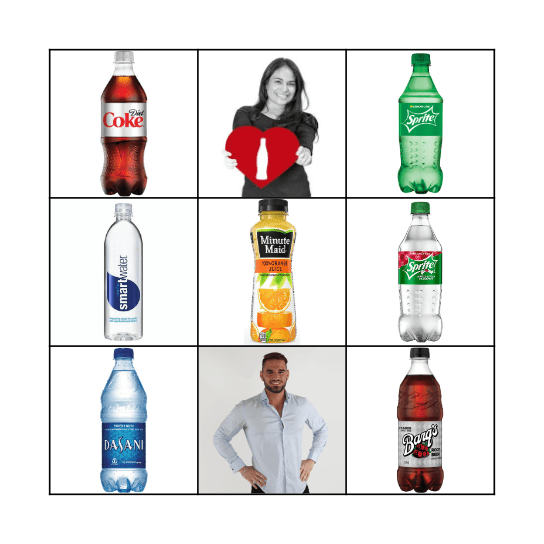Coca-Cola Bingo Card