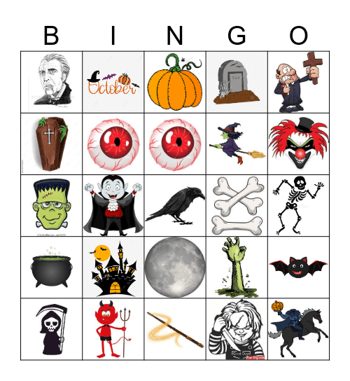 Halloween Bingo Card