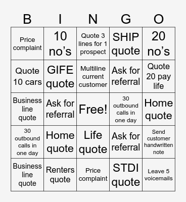 HRSF Bingo-October Bingo Card