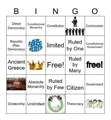 Government Bingo 2023 Bingo Card