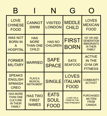 HEALTH SCIENCES DEI BINGO Card