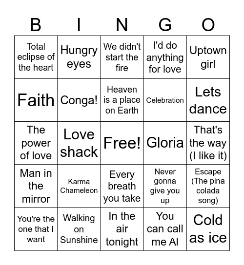 Game 2-10/23/24 Bingo Card