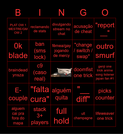 unranked to gm SA Bingo Card