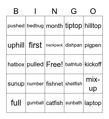 3.1 BINGO Card