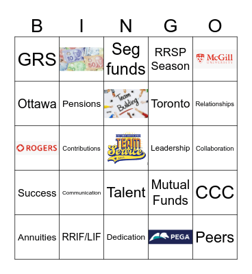 Client Service Week -  Team Service Bingo Card