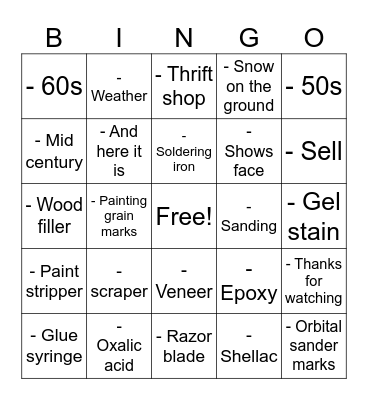 Dashner Bingo Card