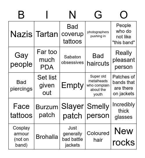 PMQF Bingo Card