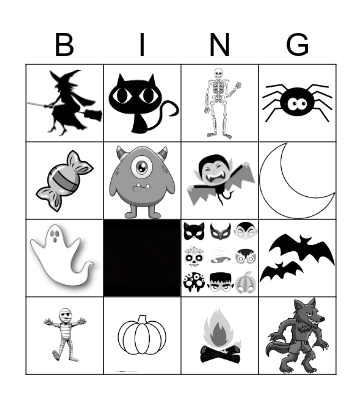 HALLOWEEN Bingo Card