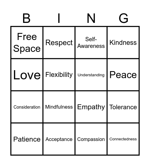 BINGO TIME! Bingo Card