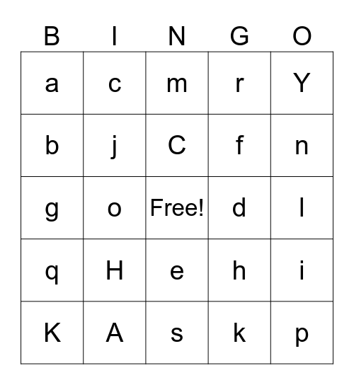 Wedding Speech Bingo Card