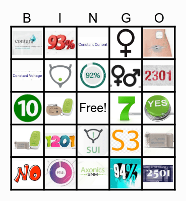 Axonics Customer Service Week 2023 Bingo Card