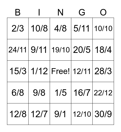 Cumpleaños 2023 Bingo Card