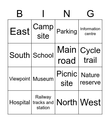 1st Heage Cubs Bingo Card