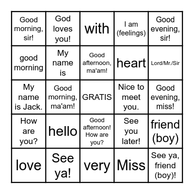 Quarter 1 Bingo- 5th and 6th Grade Bingo Card
