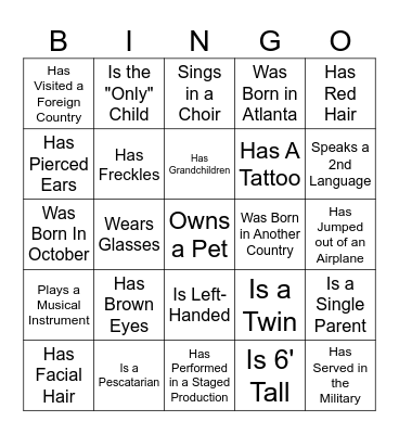 DIVERSITY & INCLUSION Bingo Card