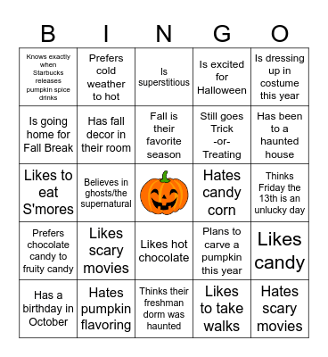 FIND SOMEONE WHO... Bingo Card