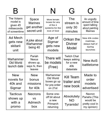 I dunno Bingo Card