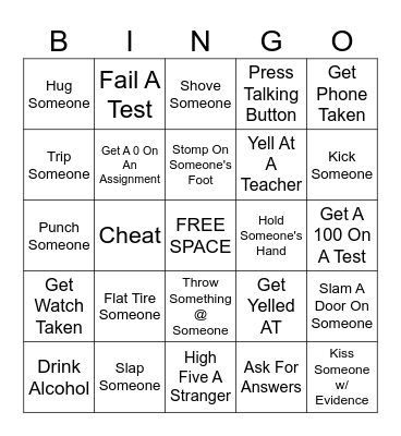 ☆ Bingo Card