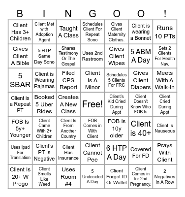 October CS Bingo! Bingo Card