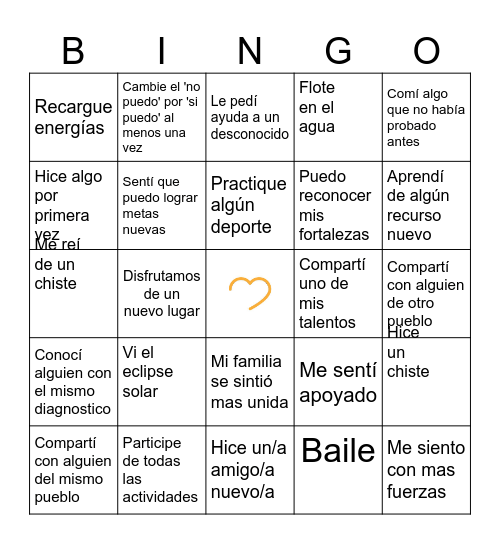 👪👨‍👩‍👧‍👦 Family Bingo 👨‍👩‍👦👨‍👩‍👧‍👧 Bingo Card