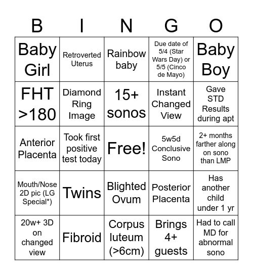 October SONOGO Must put ekyros number No repeat clients EVERY bingo for the month wins! Bingo Card