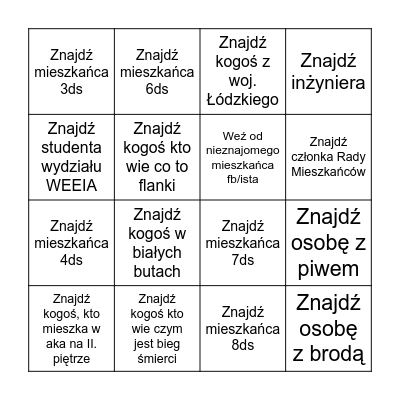Bingo - WIO 2023 Bingo Card